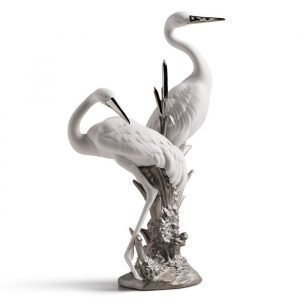 Lladro Courting Cranes Re Deco