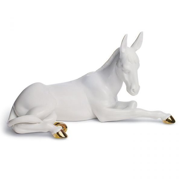 Lladro Donkey Re Deco