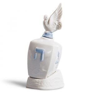 Lladro Dreidel With Dove