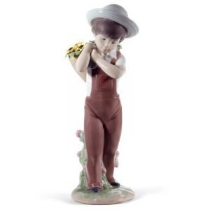 Lladro Gathering Flowers 60th Anniversary