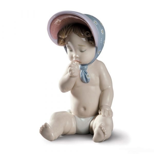 Lladro Girl With Bonnet