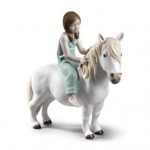 Lladro Girl With Pony