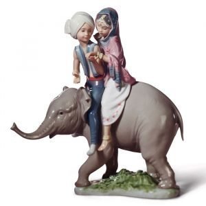 Lladro Hindu Children