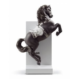 Lladro Horse On Courbette Re Deco