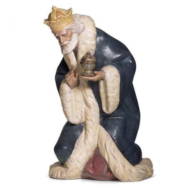 Lladro King Melchior Gres