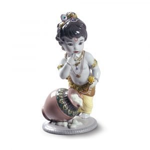 Lladro Krishna Butterthief