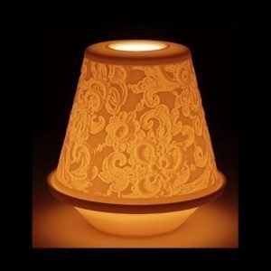 Lladro Lithophane Kynttilälyhty Lace