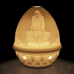 Lladro Lithophane Kynttilälyhty Sai Baba