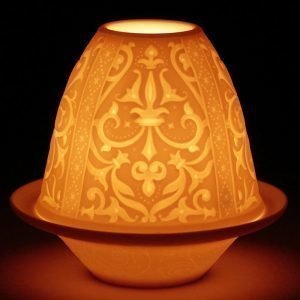 Lladro Lithophane Votive Light Renaissance