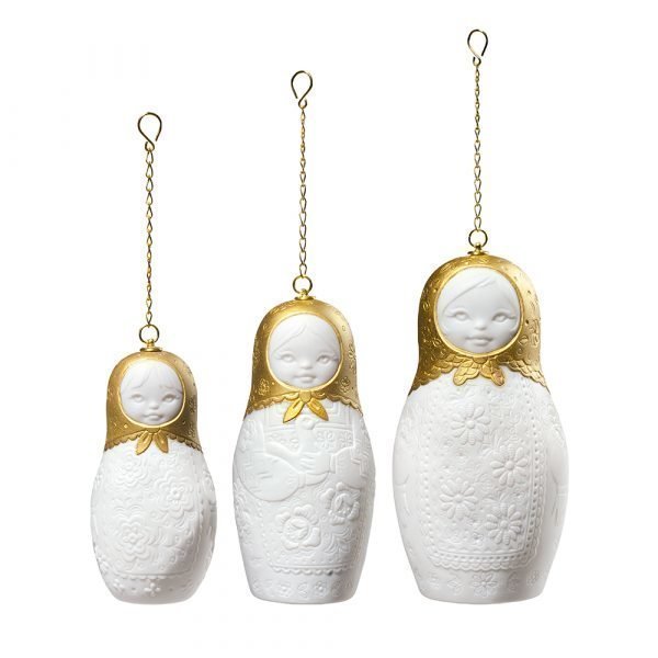 Lladro Matrioskas Ornaments