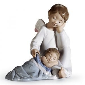 Lladro My Guardian Angel Blue