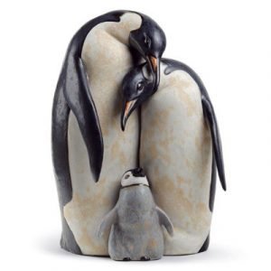 Lladro Penguin Family