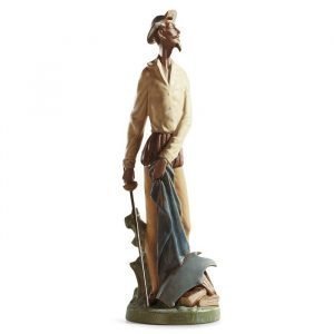 Lladro Quixote Standing Up Gres