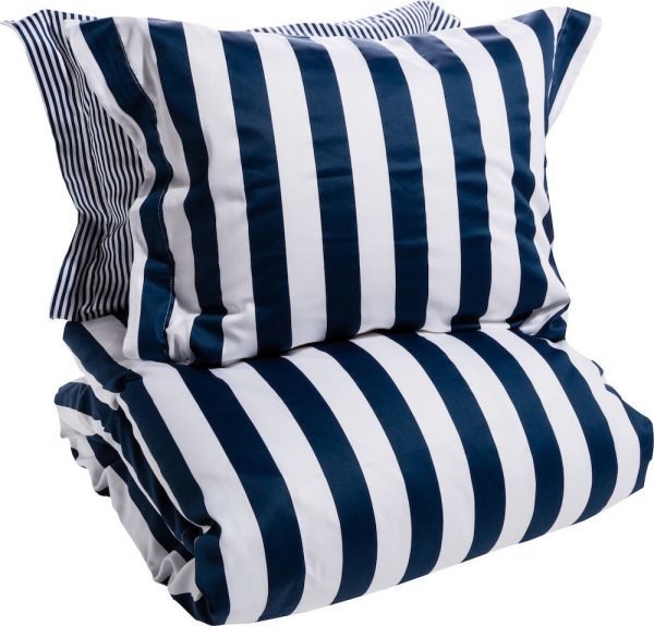 Lord Nelson Victory Block Stripe Pussilakanasetti Puuvillasatiinia 150x210 Cm