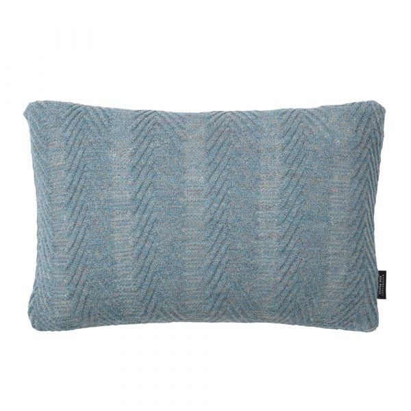 Louise Roe Herringbone Tyyny Antique Blue 30x50 Cm