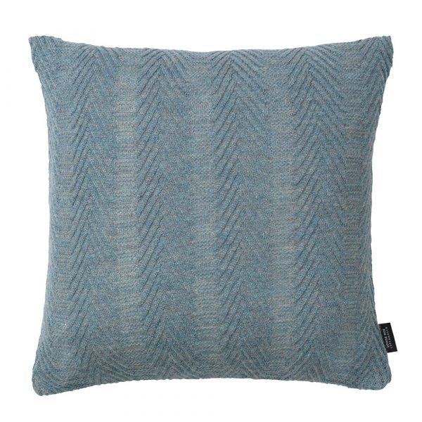 Louise Roe Herringbone Tyyny Antique Blue 50x50 Cm