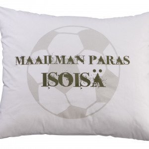 M Isoisä Fotboll Tyynyliina Vihreä 50x60 Cm