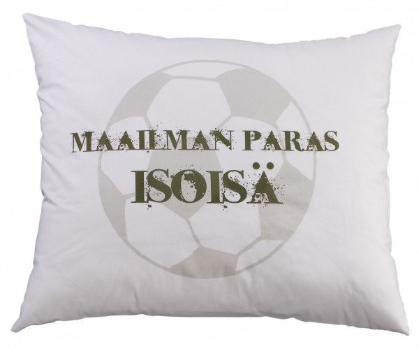 M Isoisä Fotboll Tyynyliina Vihreä 50x60 Cm