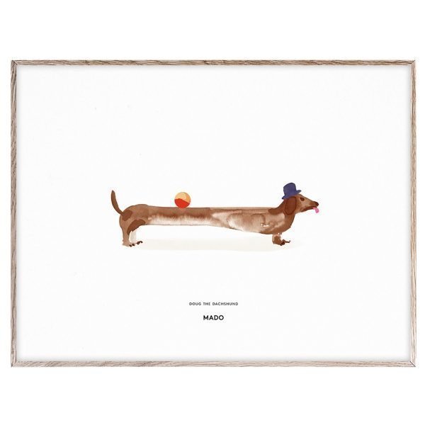 Mado Doug The Dachshund Juliste 40x30 Cm