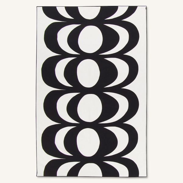 Marimekko Kaivo Pöytäliina Off White / Tummanharmaa 140x220 Cm