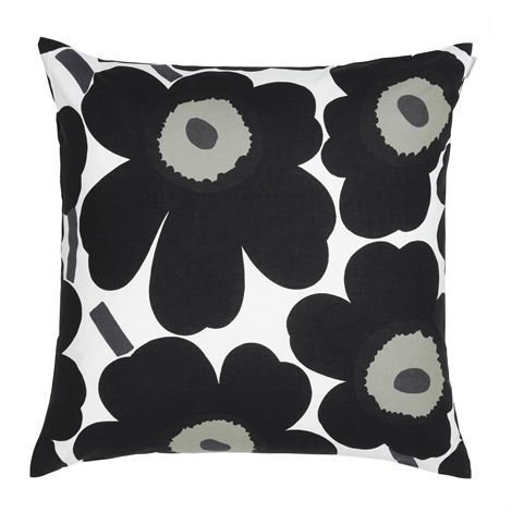 Marimekko Pieni Unikko Tyynynpäällinen Musta