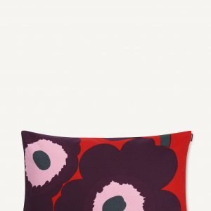 Marimekko Unikko Tyynynpäällinen Punainen Violetti Vaaleanpunainen 40x60 Cm