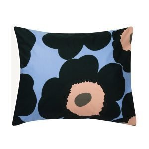 Marimekko Unikko Tyynynpäällinen Sininen / Harmaa 50x60 Cm