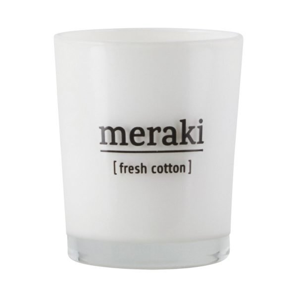 Meraki Tuoksukynttilä M Fresh Cotton