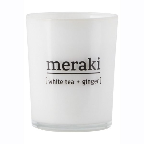 Meraki Tuoksukynttilä M White Tea / Ginger