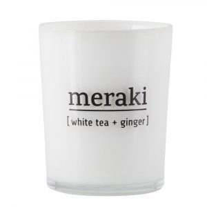 Meraki Tuoksukynttilä S White Tea & Ginger