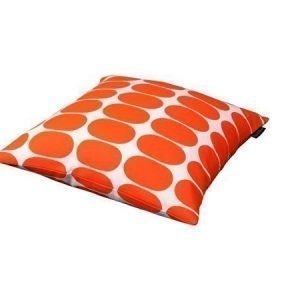 Mette Ditmer Ellipse-tyynynpäällinen 45 x 45 cm oranssivalkoinen