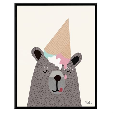 Michelle Carlslund Illustration Juliste Pieni I Love Ice Cream