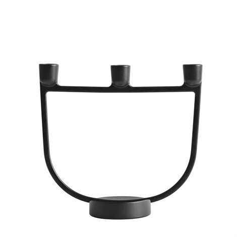 Muuto Open Kynttilänjalka Musta