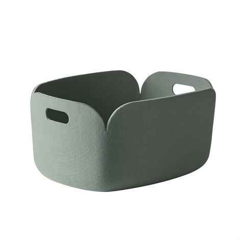 Muuto Restore Säilytyskori Dusty Green Vaaleanvihreä