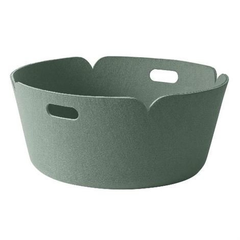 Muuto Restore Säilytyskori Pyöreä Dusty Green Vaaleanvihreä