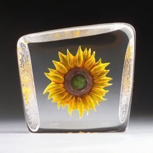 Målerås Glasbruk Floral Fantasy Auringonkukka Keltainen