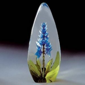 Målerås Glasbruk Floral Fantasy Orchid Sininen