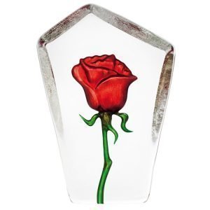 Målerås Glasbruk Floral Fantasy Ruusu