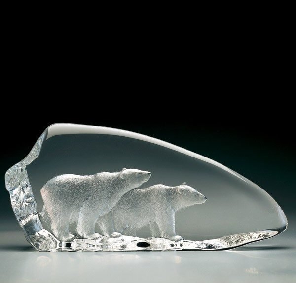 Målerås Glasbruk Wildlife Jääkarhut