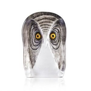 Målerås Glasbruk Wildlife Pöllö Large Maalattu