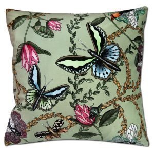 Nadja Wedin Design Bugs & Butterflies Tyynynpäällinen Sametti 48x48 Cm