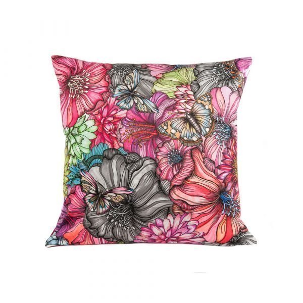 Nadja Wedin Design Flower Power Tyynynpäällinen Sametti Rose 48x48 Cm