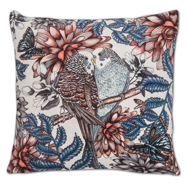 Nadja Wedin Design Lovebirds Tyynynpäällinen Sametti 48x48 Cm