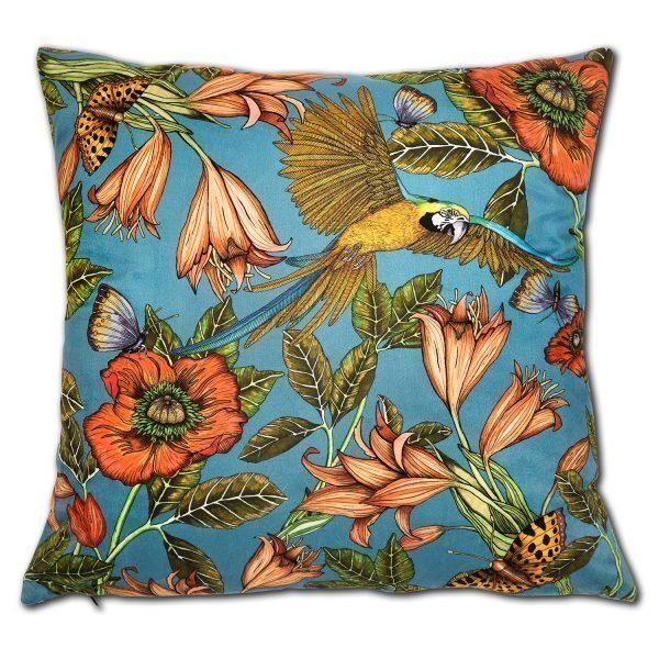 Nadja Wedin Design Parrot Tyynynpäällinen Sininen 48x48 Cm