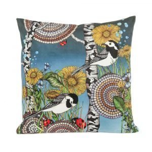 Nadja Wedin Design Wagtails Moody Tyynynpäällinen Sametti 48x48 Cm