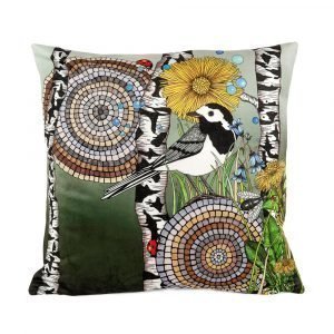 Nadja Wedin Design Wagtails Moody Tyynynpäällinen Sametti 48x48 Cm