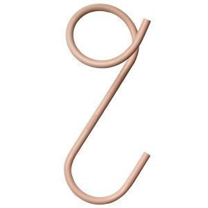 Naknak Q-Hook Vaateripustin Vaaleanpunainen 3 Kpl