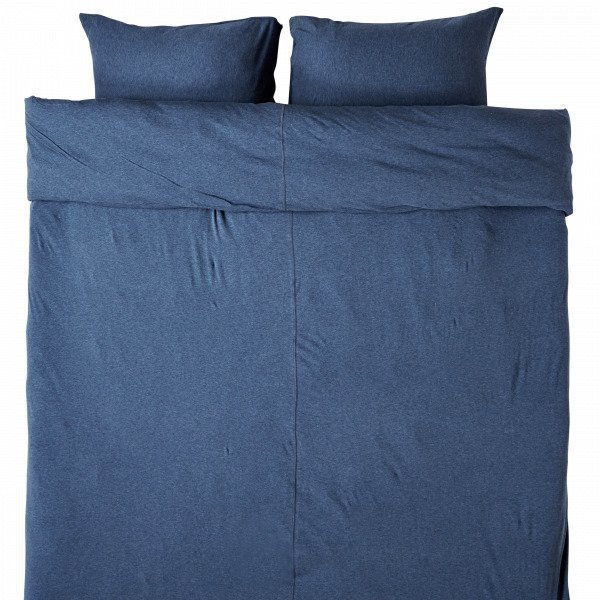 Navy Stories Melange Bedset Pussilakanasetti Mariininsininen 220x220 Cm