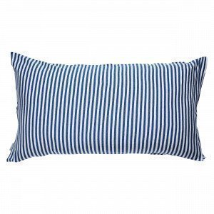 Navy Stories Stripe Pillow Case Tyynyliina Mariininsininen 90x50 Cm