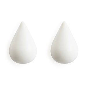 Normann Copenhagen Drop It Koukku Valkoinen S 2 Kpl